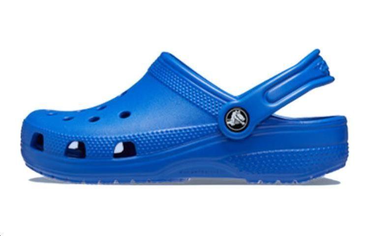 Crocs Comfortable Slip Resistant Abrasion Resistant Children s Sandals Thunder Blue Kids  206990-4KZ 26