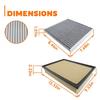 Engine & Cabin Air Filter For Toyota 4Runner 4.0L Lexus GX460 4.6L 2010- US