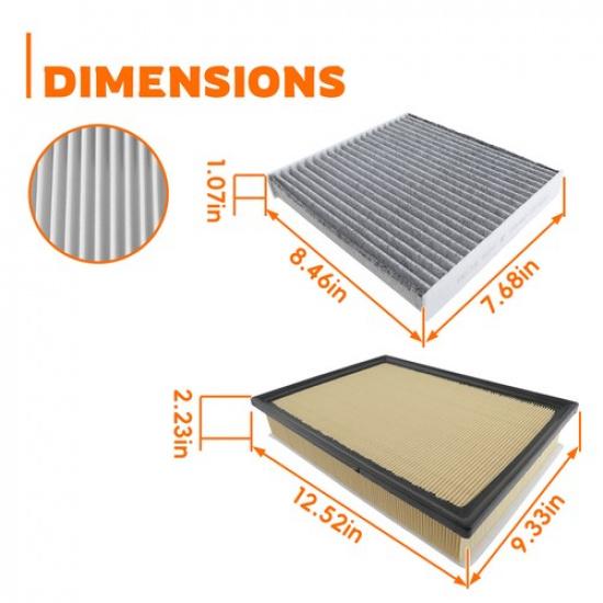 Engine & Cabin Air Filter For Toyota 4Runner 4.0L Lexus GX460 4.6L 2010- US