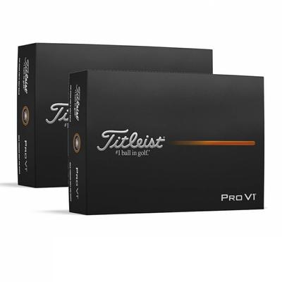 Titleist PRO V1 2025 Low Number White [2 Dozen Set (24 Balls)]