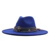eBay European and American New Woolen Top Hat Minority Style Retro Big Brim Cm Jazz Hat