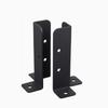 2pcs Metal Corner Bracket Heavy-Duty Wood Fence Mounts Support  Mounting Bracket Post Stabilizer
