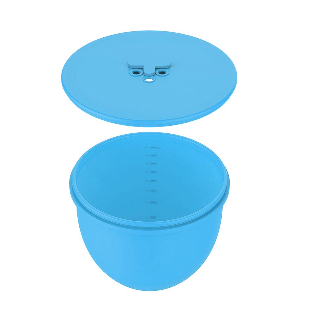 25cm Doublures de Bol en Silicone Mélangeurs Résistantes à la Chaleur Qualité Alimentaire Couvercles de Verrouillage Bol en Silicone Pour Mélangeurs sur Socle à Tête Inclinable 4.5 Qt