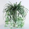 65cm Artificial Flowers Plants Wall Hanging Chlorophytum Potted Green Plant Fake Simulation Flower