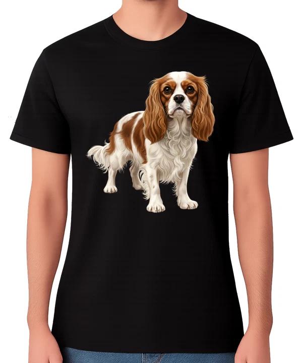 Cavalier King Charles Spaniel Dog Lover Gift T-Shirt Unisex Tee L