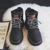 Couple's Short Boots Spring New British Style Thick Bottom Versatile Motorcycle Martin Boots Big Yellow Boots