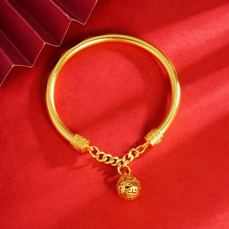 Gong Ling Hydrangea National Fashion Ladies Temperament Plated Bracelet Exquisite Bracelet