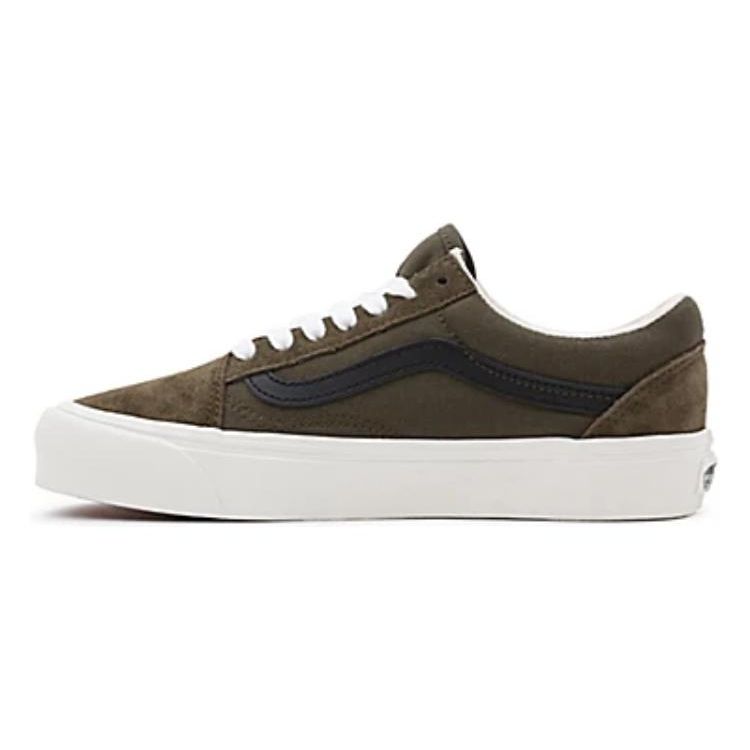 Vans Old Skool VR3 Versatile Casual Comfortable Low-Top Skate Shoes Unisex Sneakers Brown Green VN0005UBDOL