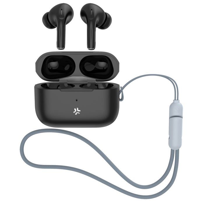 Harmony True Wireless Bluetooth Écouteur Intra-auriculaire ANC+ENC Noir
