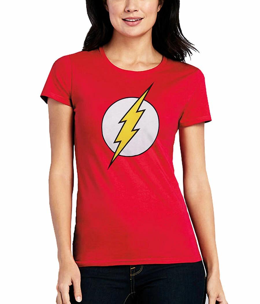 DC Comics Flash Logo Symbol Junior Women s T-Shirt XXL