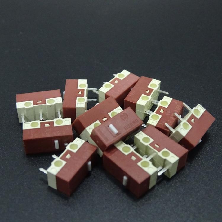 8-teiliges Set Maus Mikroschalter Mikro Stummschalttaste HUANO Stiller Mausschalter