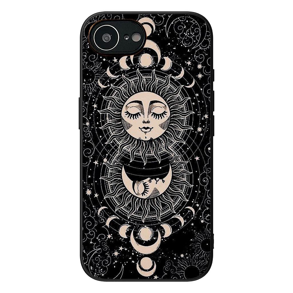 For Apple iPhone 16 15 14 11 Pro Max 7 8 Plus + SE2 SE3 SE 2022 2020 Phone Case Witches Moon Tarot Mystery Totem Divine Witch