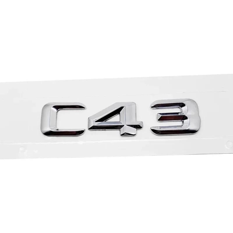 Modified Car Trunk Sticker Letter Badge Decals Decoration for Mercedes Benz C Class C32 C36 C43 C55 C63 C180 C200 C220 C230