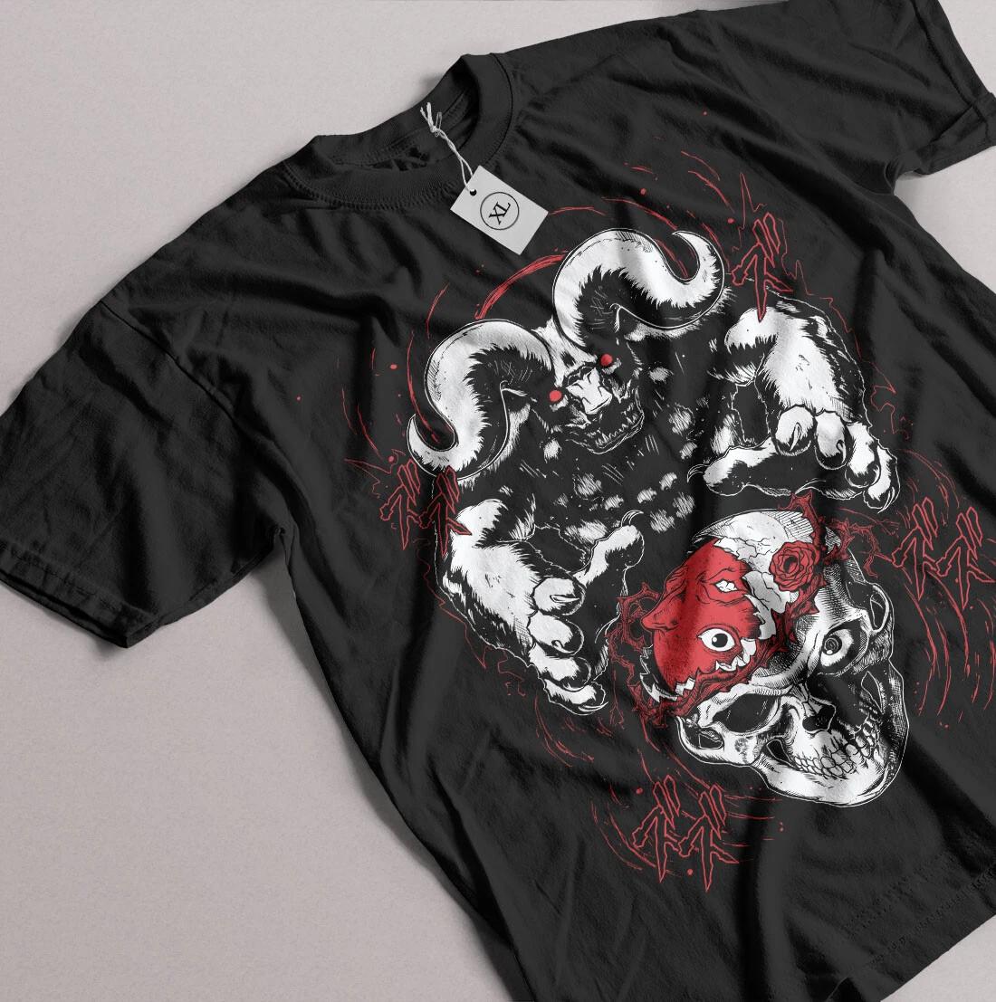 Футболка Berserk Манга Стрип Гатс Доспехи Берсерка Ужасы Аниме Черная футболка S