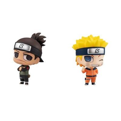 Chimi Mega Buddy NARUTO Umino Iruka Uzumaki Naruto Set 65mm PVC lakovaná hotová figurka série! & cca.
