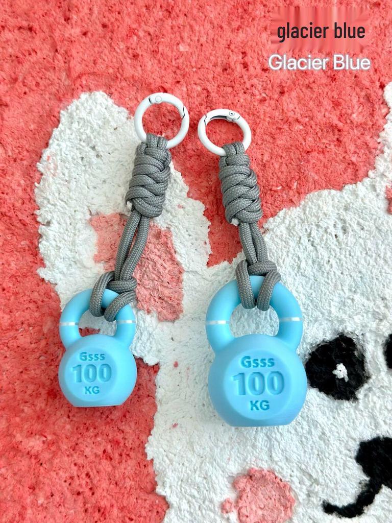 Lover 03 Kettlebell Accessories: 3D Fitness Keychain Bag Charm Pendant