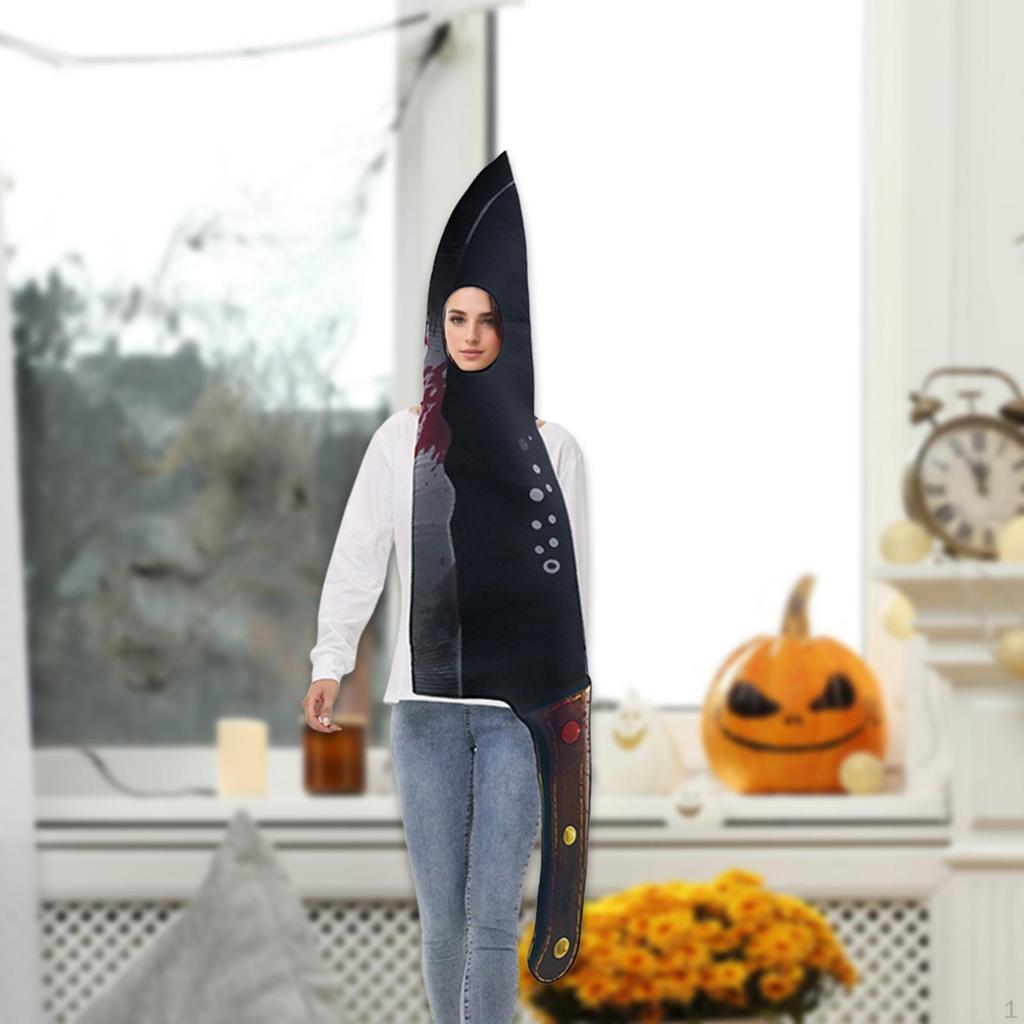 Halloween Knife Costume Adults Cosplay Apparel for Party Supplies Festival