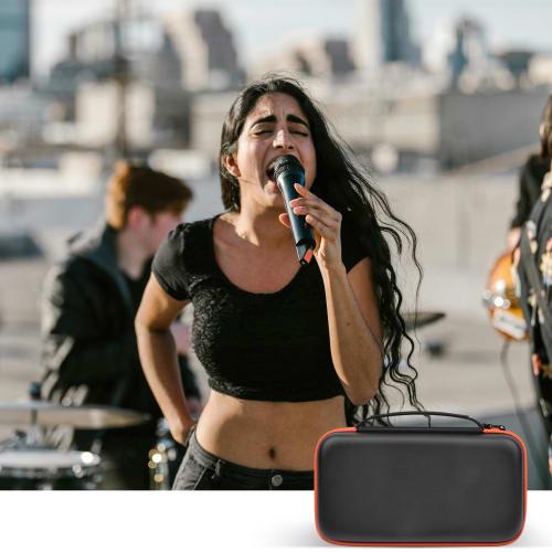 JBL PartyBox Wireless Microphone Compatible Wireless Case - Portable Wireless Microphone Box for 2 Digital Microphones, Rechargeable Battery, Receiver