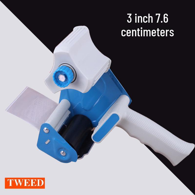 3-Inch Handheld Metal Tape Dispenser & Cutter for Transparent Adhesive Tape