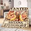 One Punch Man Modern 2D Print Flannel Blanket, Anime Design for Bedroom, Cozy Travel Picnic Throw Blanket_LIAN