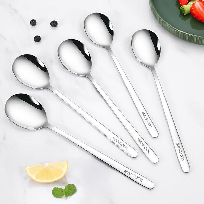 Maxcook 5-Piece Stainless Steel Dining Spoon Set