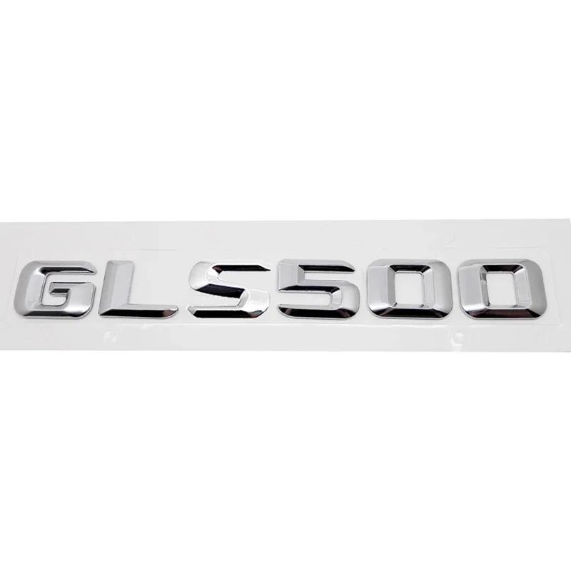 3D Car Stickers Rear Tail Decal Emblem for Mercedes Benz GLS400 GLS450 GLS500 GLS550 GLS580 GLS600 Accessories