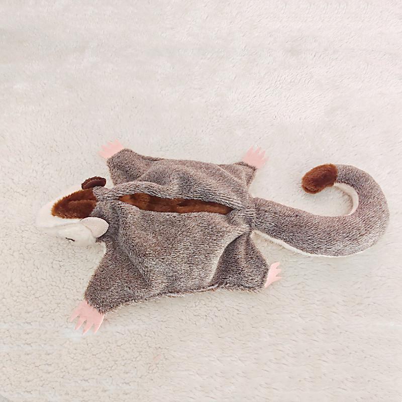 Cute Simulation Sugar Glider Plush Toy Lovely Squirrel Glider Stuffed Animals Toy Funny Flying Squirrel Dolls For Kid Gifts