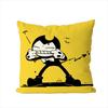 Bendy And The Ink Machine Pillow Case For Car Sofa Decorative Home Doublesided Print Plush Square Throw Pillow Cushion Cover
