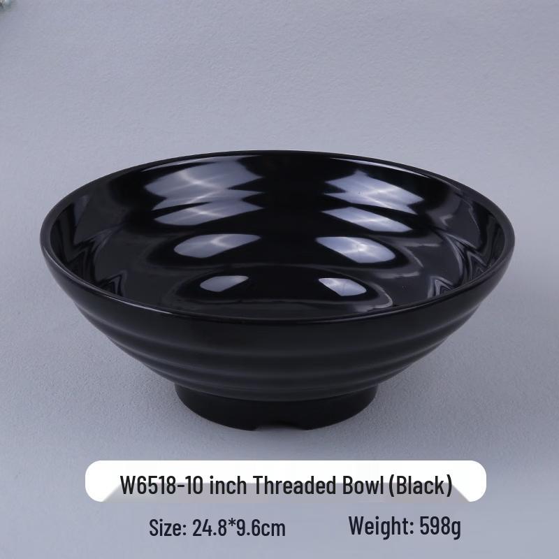Durable Melamine 10-inch Noodle and Soup Bowl