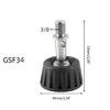 Rubber Tripod Foot 34/37/50/68mm Universal Tripod Foot Pad 360 Degree Rotating