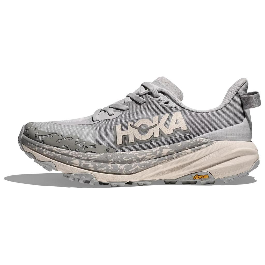 New HOKA ONE ONE Speedgoat 6 Cosmic Grey Alabaster Women's 1147811-CYLB