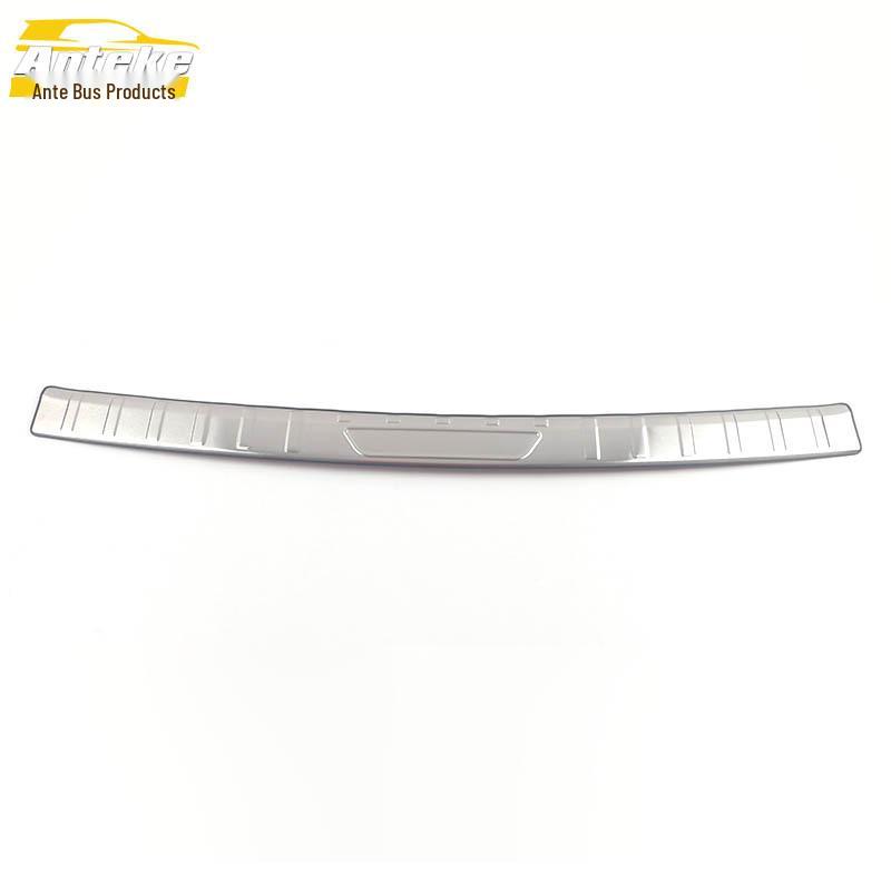 Stainless Steel Rear Guard Plate for Kicks - Durable Tailgate Protection & Decorative Pedal Accessory