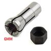 1pc Collet Chuck Cap With Nut Electric Router Drills Chuck For Makita 906 763620-8 3mm 6mm 763627-4 GD0603 GD0601