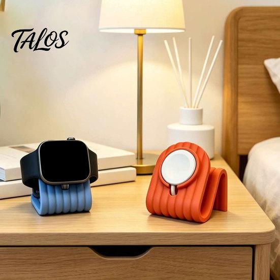 Charging Stand for Watch Stand, with Built-in Cable Routing Management, Bedside Dock Desk And Organizer, Matte Surface Storage Holder Fitness Charger
