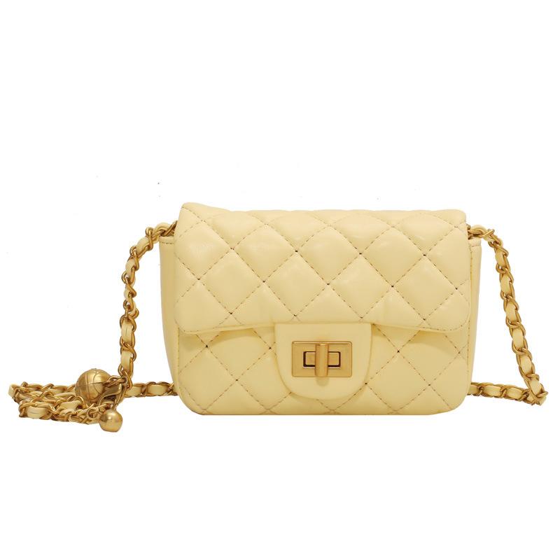 New bag women's 2025 high-end autumn and winter retro versatile women's chain single shoulder crossbody small square bag