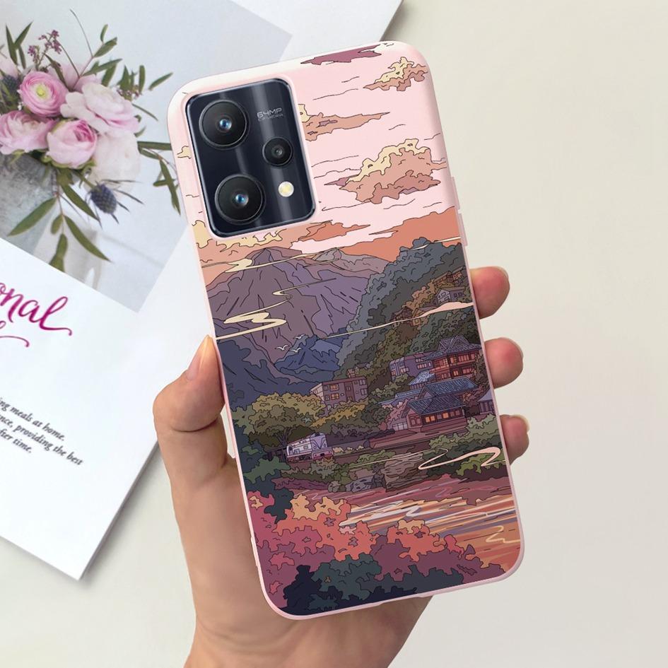 For Realme 9 Case Realme 9 Pro Plus Cover New Fashion Painted Soft Back Protective Shell For Realme 9i Funda Realme9 Pro 5G Capa