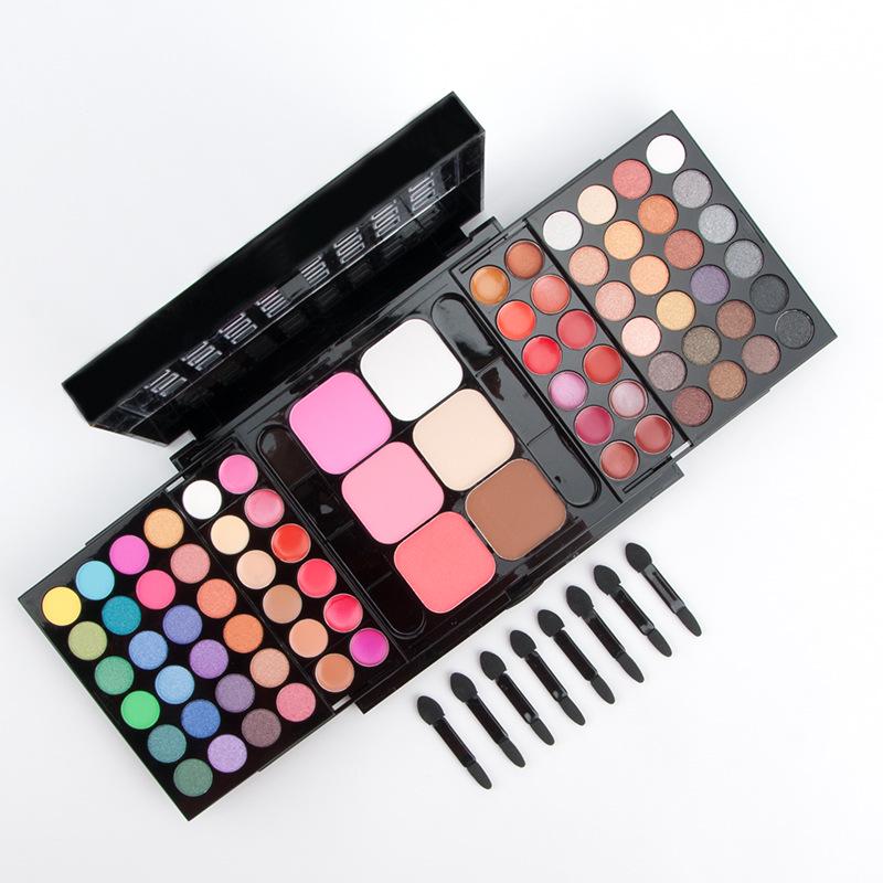 78-Color Makeup Set: Eyeshadow, Blush, Lip Gloss, Contour Powder, Lipstick Palette