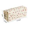 Kawaii Small Fresh Floral Pencil Case Large Capacity Storage Pen Pouch Pencil Bag Student Stationery Organizer School Supplies