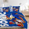 Sonic Hedgehog Artwork Print 3Pcs Bedding Setduvet Cover With 2 Bedropillowcase Home Birthday Gift