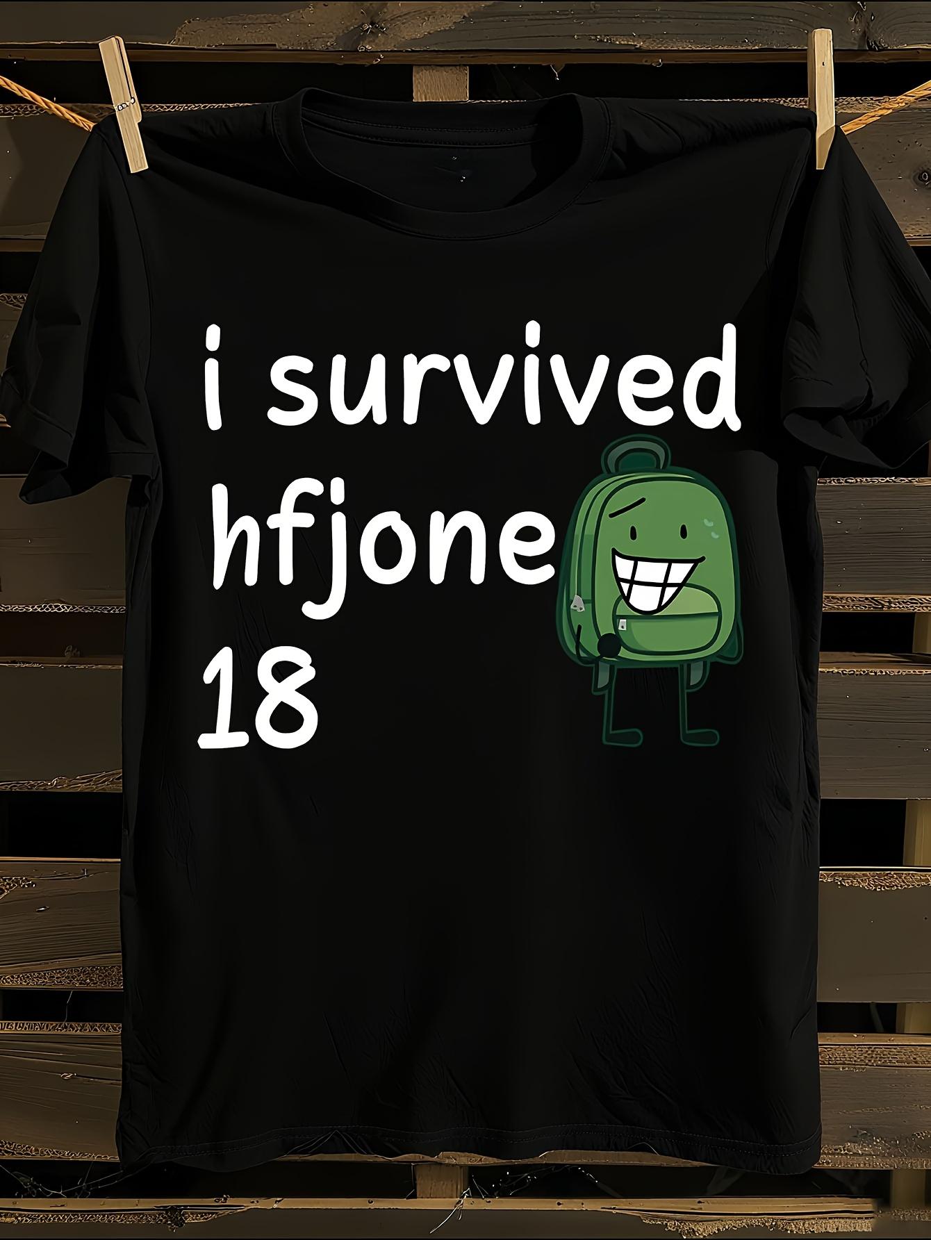 s Survived HFJone 18 Print Tshirt XXXL