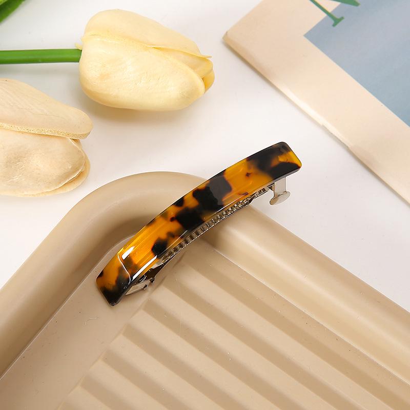 Floral Korean Style Acetate Hair Clip for Women