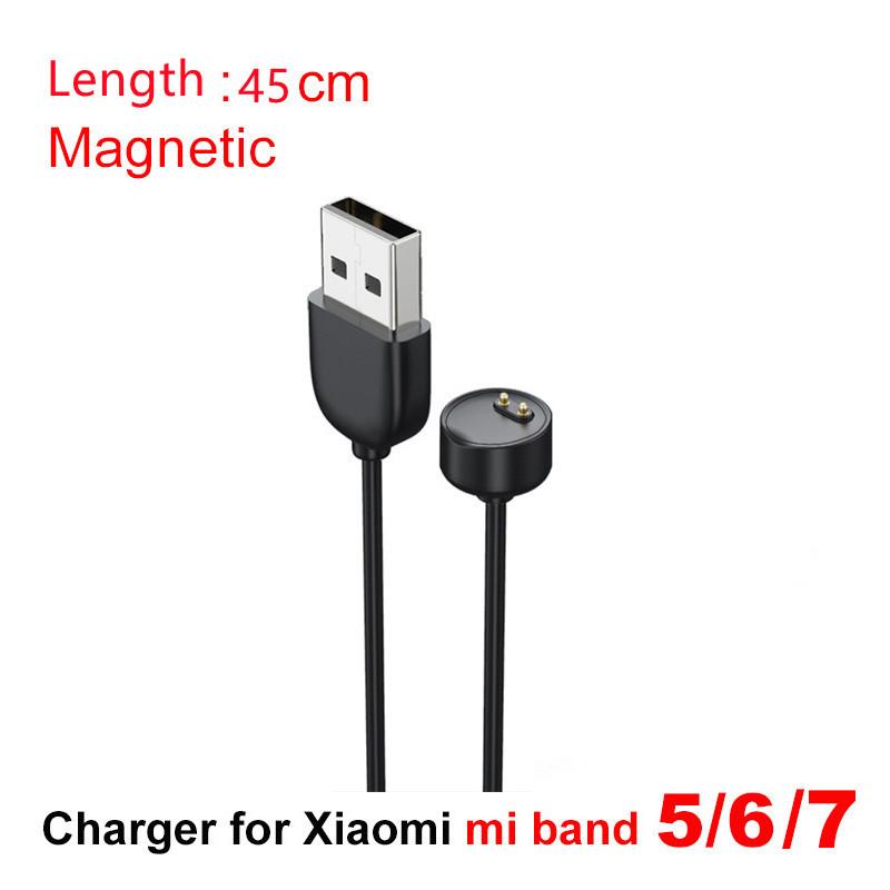 Xiaomi USB Charging Cable For Xiaomi Mi Band 6 5 4 3 2 Magnetic Chargers for Xiaomi Mi Band 7 8 Charger Line Portable USB Charger Wire