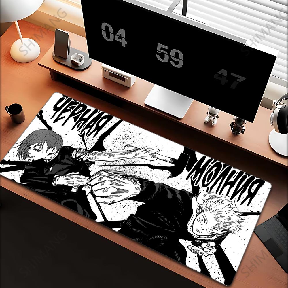 Satoru Gojo Laptop Accessories Keyboard Pad Desk Mat Set Up Gaming Mat Desk Pad Setup Gamer Mouse Pad Office Big Mousepepad