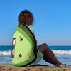 Happy Cow Fruit Beach Towel Quick Dry & Super Absorbent, Sandproof Lightweight Towels Beach Accessories, Oversized Bath Towel