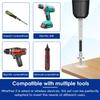 18 Pcs Magnetic Screwdriver Drill Bit Set Multi Size Carbon Steel Hex Shank Nonslip Impact Driver Bit for Maintenance Hand Tools