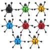 8 Pcs Climbing Wall Ladybug Animal Fidget Colorful Tpr Sticky Child