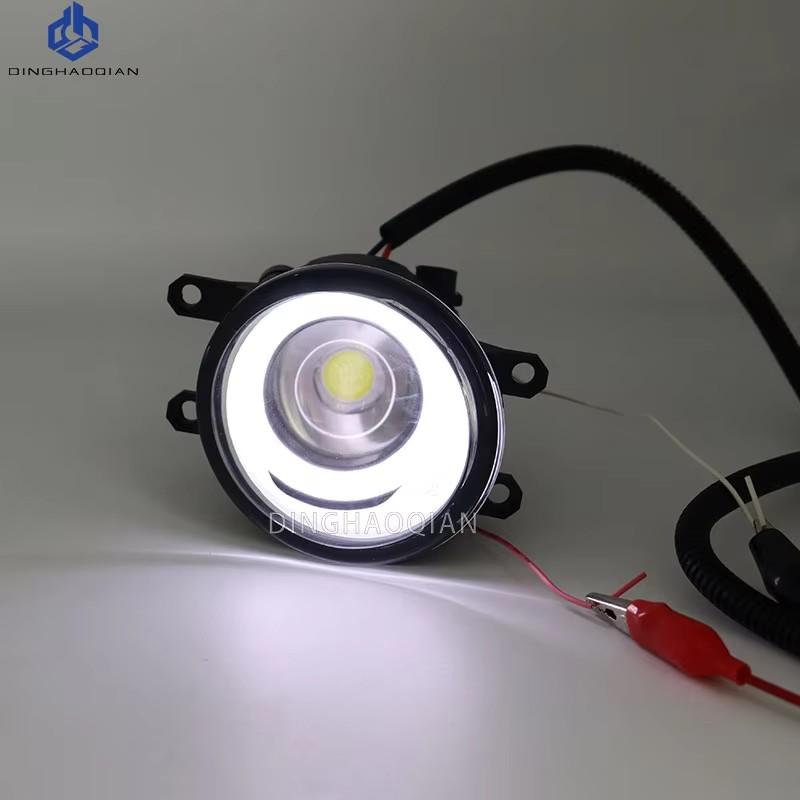 2 Pieces Car Fog Light LED Angel Eye DRL Daytime Running Lamp H11 12V High Bright For Toyota Wish 2009 2010 2011 2012