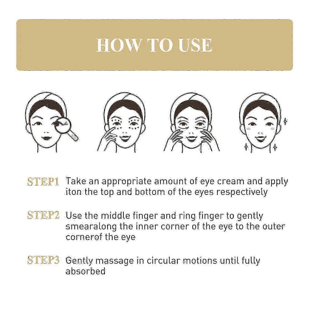 Beautifying Eye Cream, Fade Wrinkles Anti-aging Moisturize Eye Skin Care Cream