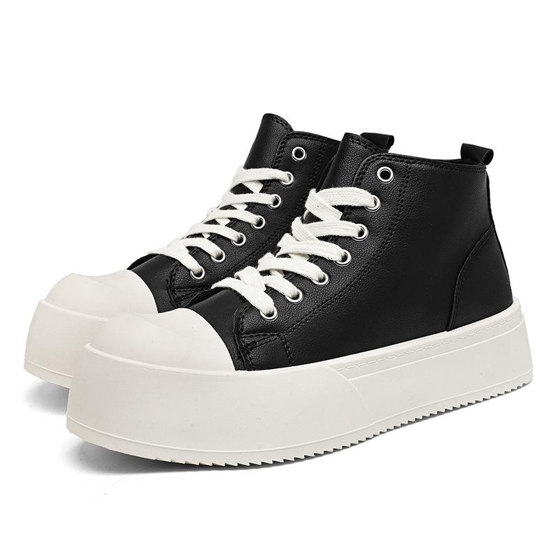 Ugly cute head board shoes 22 spring college students sports street shooting couple shoes casual high top