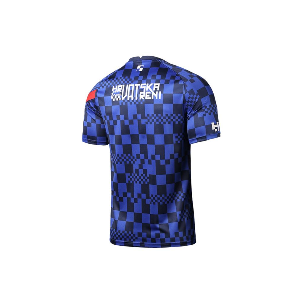 Nike Dri-FIT Croatia National Team TrainingSport Fast-Dry Breathable Fabric Short Sleeve Men's Blue CD2576-452